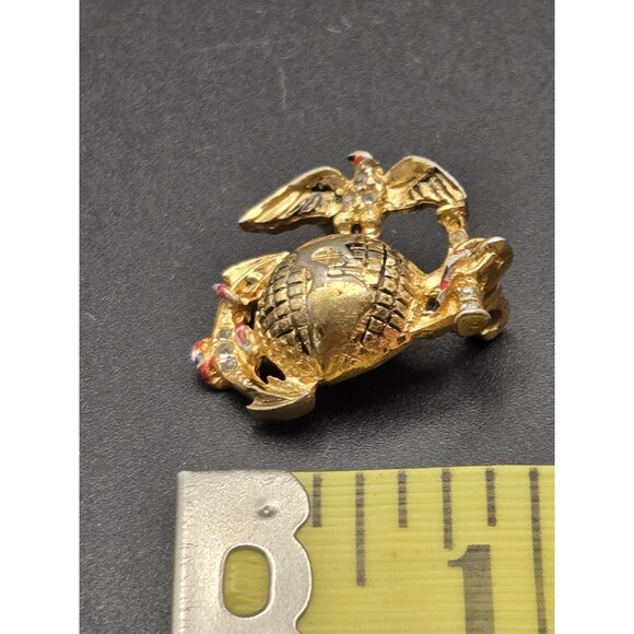 U.S Marine Corps Pin-Back Sweetheart  Pin USMC - Picture 8 of 8
